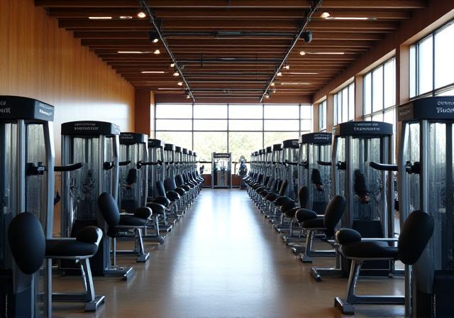 Sala pesi Technogym ad alta tecnologia